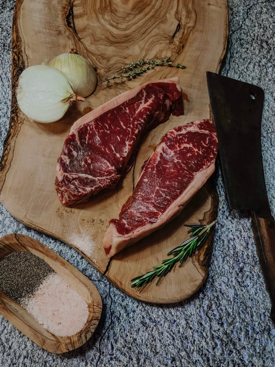 Beef KC Strip Steaks